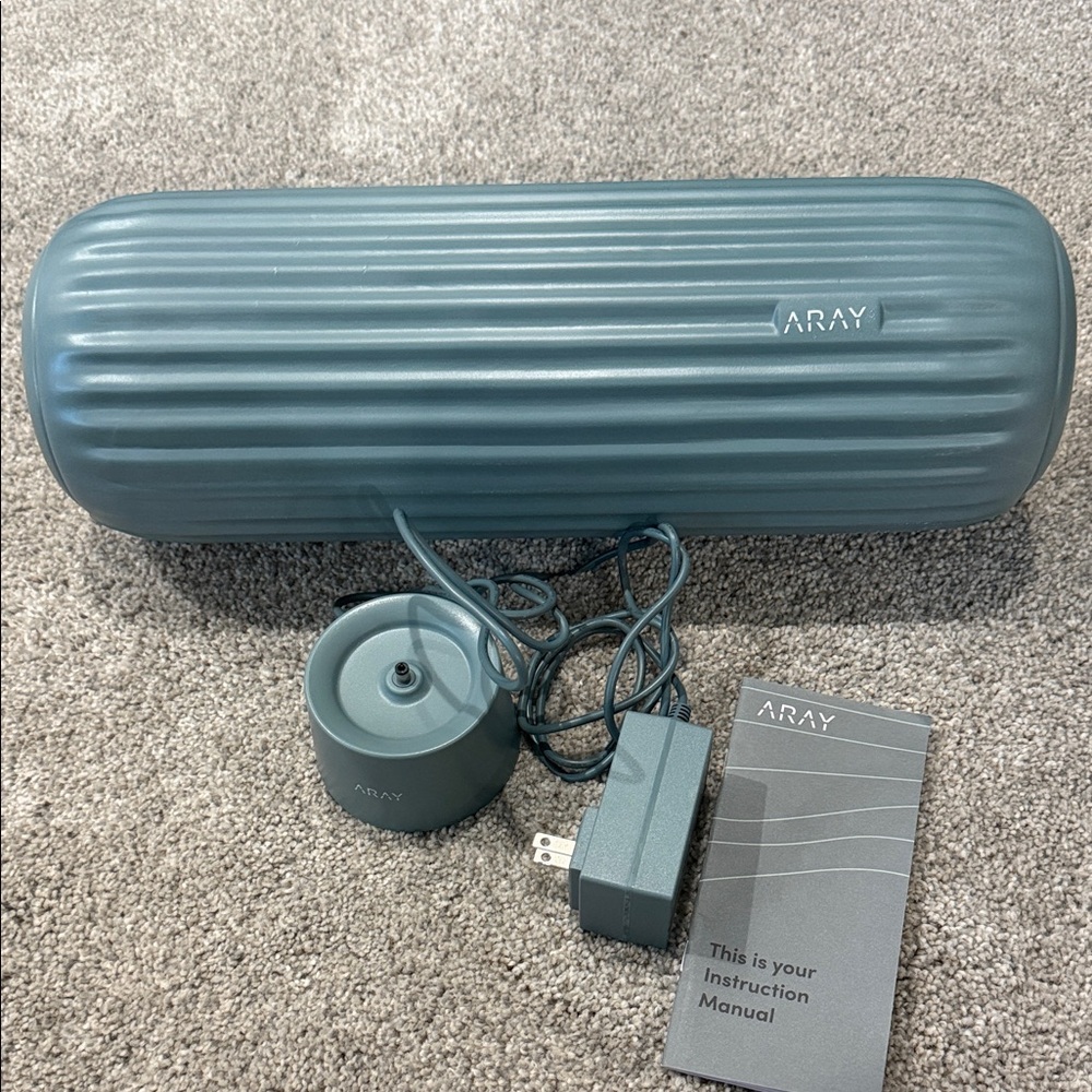ARAY Teal Foam Roller and Massage Set
